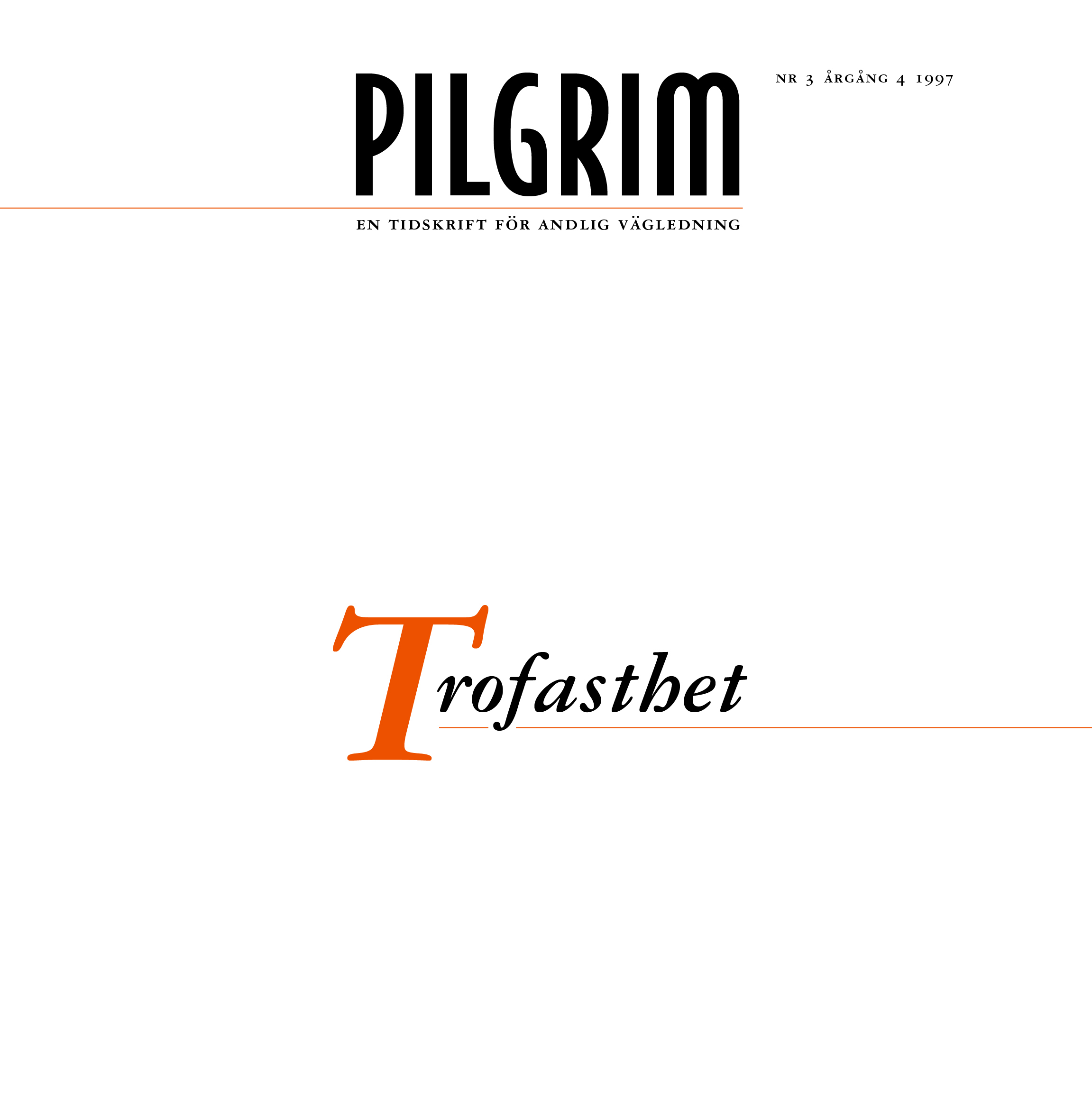 Pilgrim frams 1997-3