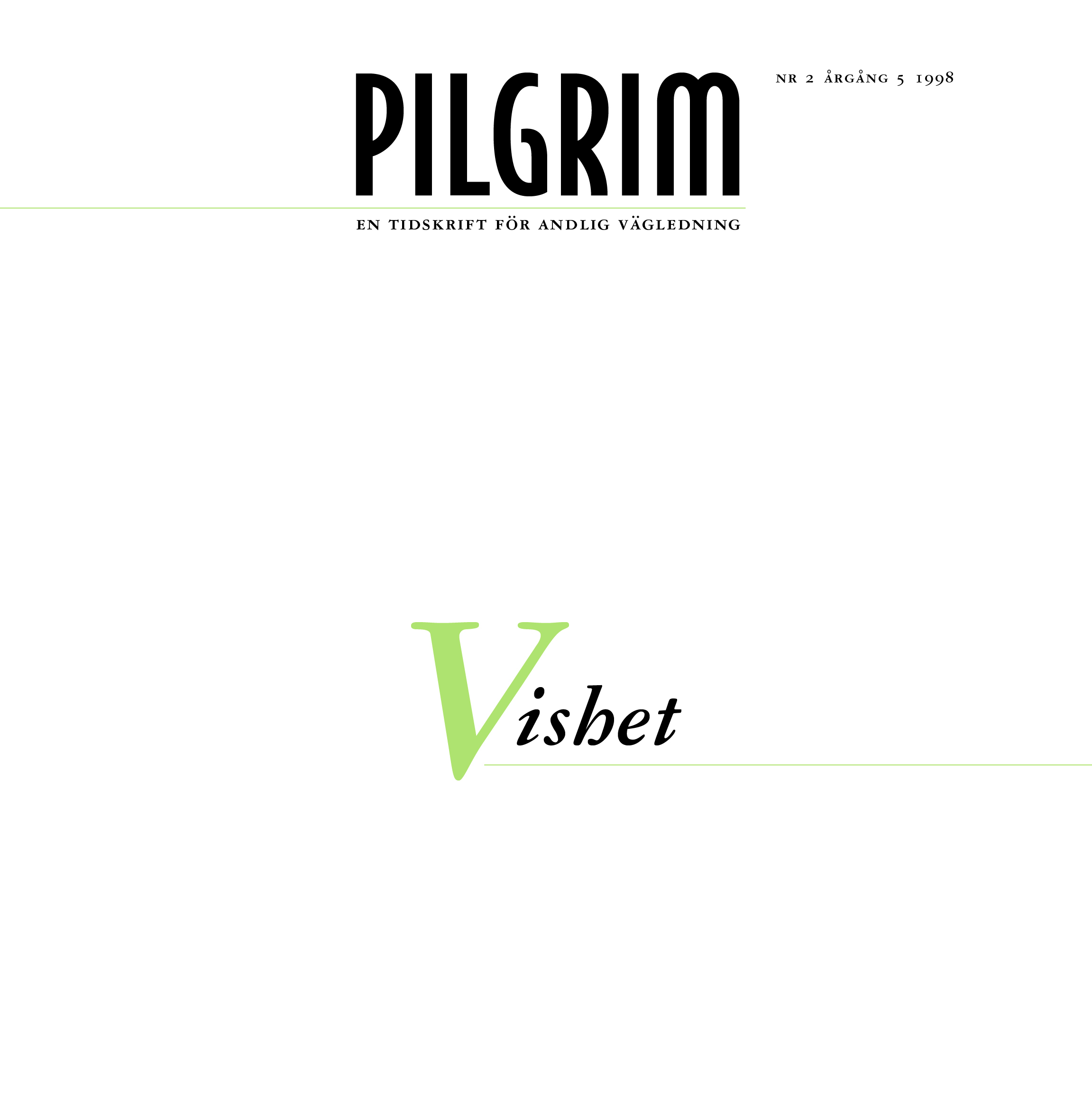 Pilgrim frams 1998-2