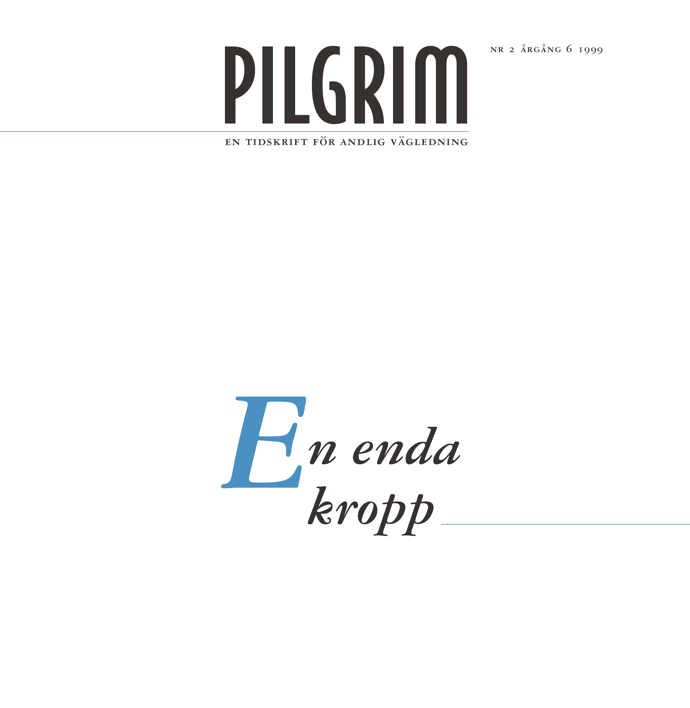 Pilgrim frams 1999-2