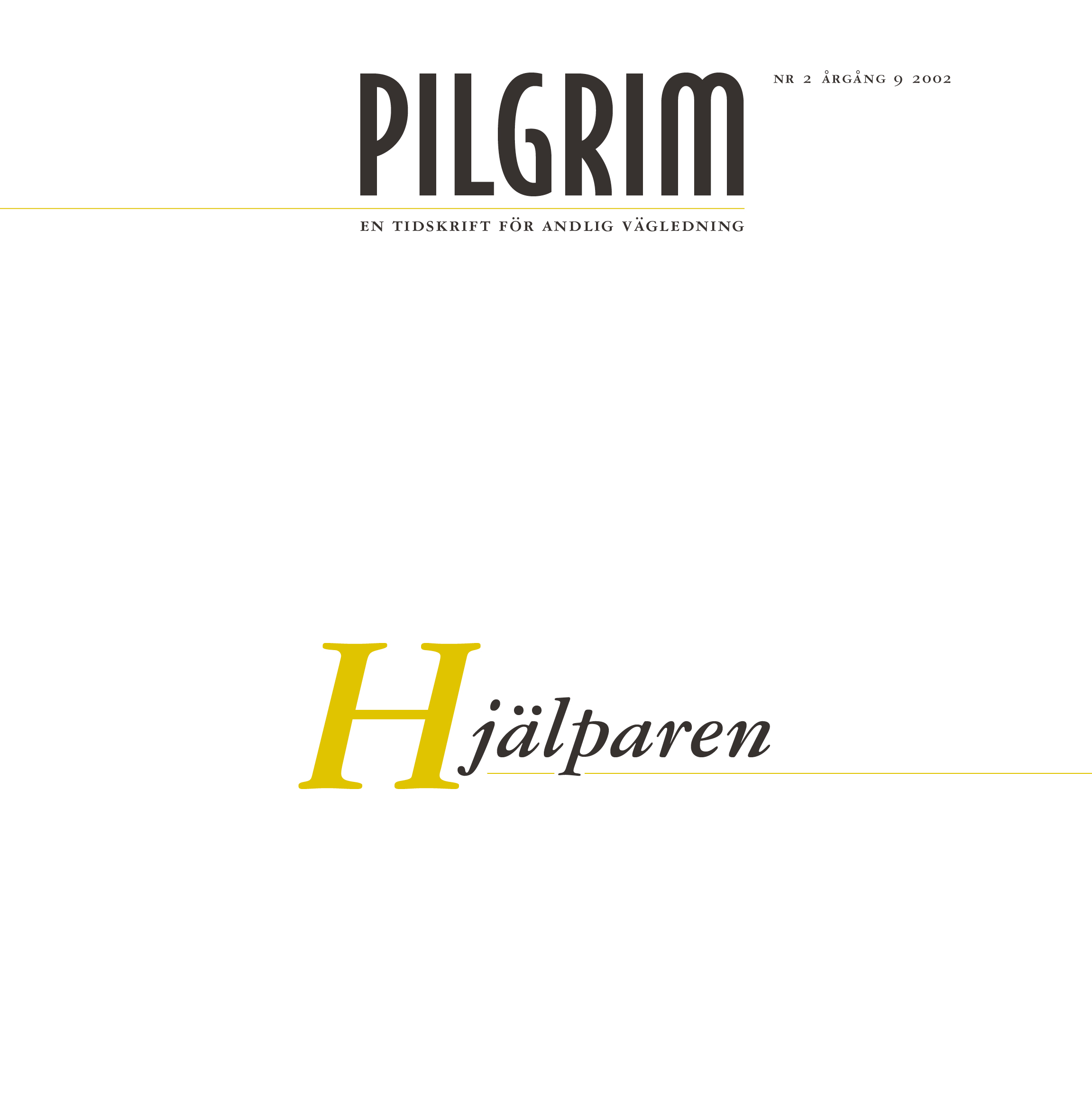 Pilgrim frams 2002-2